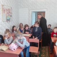 Урок, посвященный Дню православной книги  в воскресной школе Свято-Михайловской церкви Скиделя