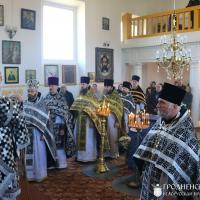Архиепископ Артемий совершил Литургию Преждеосвященных Даров в храме деревни Горностаевичи
