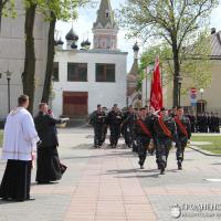 Священник принял участие в торжественном митинге, посвященном 74-й годовщине Дня Победы