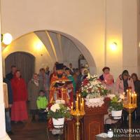 В храме деревни Мурованка состоялось соборное богослужение священников Щучинского благочиния
