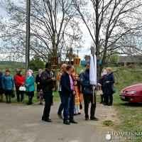 В деревне Горностаевичи установили поклонный крест