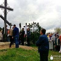 В деревне Горностаевичи установили поклонный крест