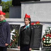 Представители прихода поселка Зельва в торжественном митинге, посвященном Дню победы