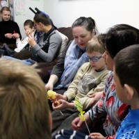 Пасхальное поздравление для подопечных ОБО «Гродненский детский хоспис» организовали социальный отдел и школа Покровского собора