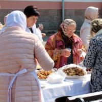 Фотофакт: день памяти святых жен-мироносиц в Покровском соборе (2019)