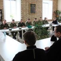 Священнослужители военного отдела Гродненской епархии встретились с представителями Гродненской пограничной группы