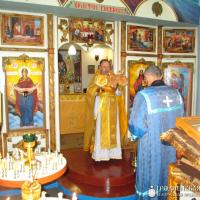 В храме прп. Серафима Саровского при исправительной колонии №11 г. Волковыска была совершена Божественная литургия