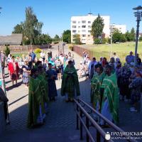 На приходе агрогородка Обухово состоялось соборное богослужение духовенства Скидельского благочиния