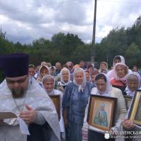 Крестный ход в честь Собора Белорусских Святых в городе Мосты