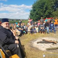 Архиепископ Артемий встретился с участниками XII епархиального экологического слета православной молодежи