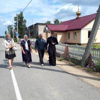 Прихожане храма святителя Луки посетили церковь агрогородка Пархимовцы