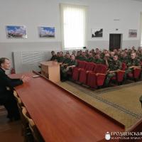 Заместитель руководителя военного отдела провел беседу с военнослужащими войсковой части №05733