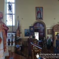 В храме Святой Живоначальной Троицы поселка Россь состоялось соборное богослужение духовенства Волковысского благочиния