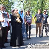 Благодатный огонь от Гроба Господня прибыл в Волковыск в рамках ежегодной экспедиции "Дорога к святыням"
