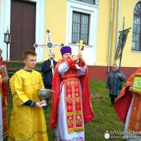 Соборное богослужение духовенства Мостовского благочиния в храме деревни Дубно