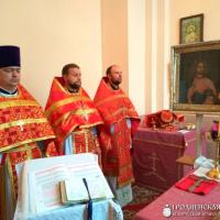 Соборное богослужение духовенства Мостовского благочиния в храме деревни Дубно