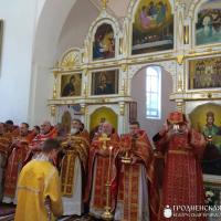 В храме деревни Верейки состоялось соборное богослужение духовенства Волковысского благочиния