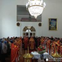 В храме деревни Верейки состоялось соборное богослужение духовенства Волковысского благочиния