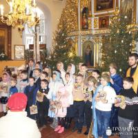 Поздравление с Рождеством в храме Святителя Николая Чудотворца города Волковыска