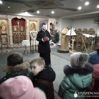 Священник провел необычный урок для воспитанников детского сада №77 города Гродно