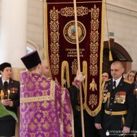 Вручение хоругви с образом Николая Чудотворца Гродненскому областному управлению Департамента охраны