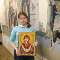 Диплом международного конкурса в Литве получила воспитанница иконописной студии "Покров"