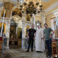 Храм поселка Зельва посетили съемочные группы первого канала Белорусского телевидения