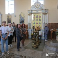 Храм поселка Зельва посетили студенты и преподаватели Минского государственного архитектурного института