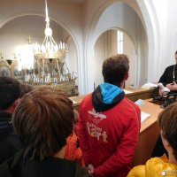 Экскурсия в храме для курсантов Волковысского военно-патриотического клуба «Школа выживания»