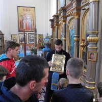 Экскурсия в храме для курсантов Волковысского военно-патриотического клуба «Школа выживания»
