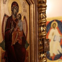 Новую икону для горнего места освятили в Ольгинском храме Покровского собора