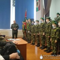 Священник посетил церемониал приведения к присяге «Юного усовца» учащихся военно-патриотических классов