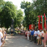 Заупокойная молитва и митинг прошли в городе Щучине