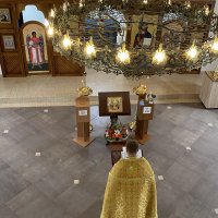 В храме в честь Августовской иконы Божией Матери г. Гродно был совершен молебен всем Белорусским cвятым о мире и единстве народа Божия