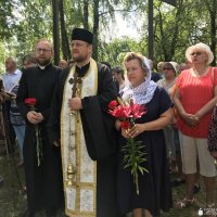Благочинный Волковысского округа принял участие в митинге-реквиеме в мемориальном комплексе "Шауличи"