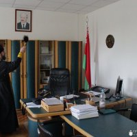 Священник посетил РОВД города Волковыска