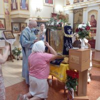 В Волковыске проводили икону Божией Матери «Умиление» (Локотская) в Большую Берестовицу