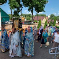 19 июля в  храме Святителя Николая Чудотворца г.п. Берестовица Берестовицкого благочиния состоялась торжественная встреча иконы Божией Матери «Умиление» (Локотская)