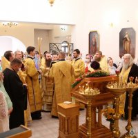 Епископ Антоний возглавил престольный праздник в храме равноапостольной княгини Ольги при Свято-Покровском соборе