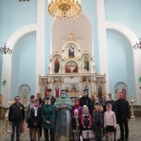 Молебен перед началом учебного года отслужен в храме преподобного Серафима Саровского агрогородка Обухово