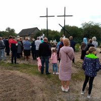 В агрогородке Волпа установлены и освящены поклонные кресты