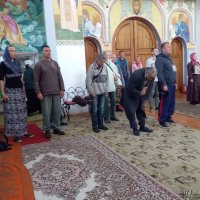 Приход храма священномученика Георгия Победоносца в Голынке принял на ночлег паломников, идущих крестным ходом в Жировичи