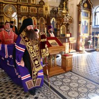 В канун праздника Усекновения главы Иоанна Крестителя епископ Антоний совершил всенощное бдение в Покровском кафедральном соборе города Гродно