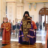 В канун праздника Усекновения главы Иоанна Крестителя епископ Антоний совершил всенощное бдение в Покровском кафедральном соборе города Гродно