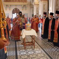 В канун праздника Усекновения главы Иоанна Крестителя епископ Антоний совершил всенощное бдение в Покровском кафедральном соборе города Гродно