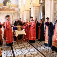 В канун праздника Усекновения главы Иоанна Крестителя епископ Антоний совершил всенощное бдение в Покровском кафедральном соборе города Гродно