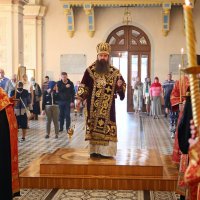 В канун праздника Усекновения главы Иоанна Крестителя епископ Антоний совершил всенощное бдение в Покровском кафедральном соборе города Гродно