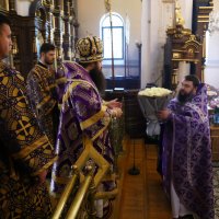 В праздник Воздвижения Креста Господня архиепископ Антоний возглавил Литургию в Покровском кафедральном  соборе города Гродно [+ ВИДЕО]