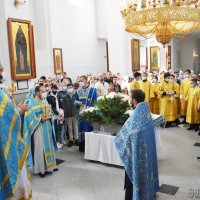 На приходе храма в честь Собора Всех Белорусских Святых в Гродно состоялись молебны для учащихся