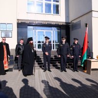 Архиепископ Антоний освятил хоругвь Октябрьского отдела Департамента охраны города Гродно